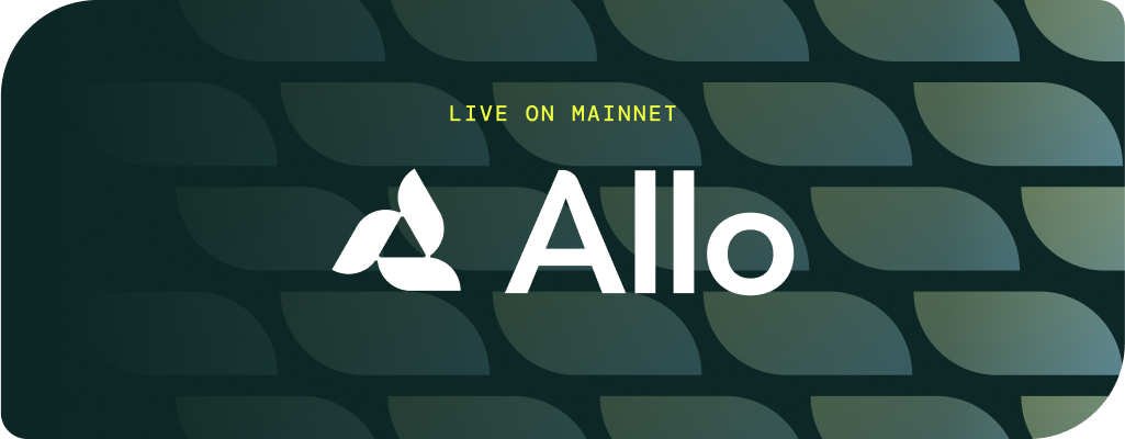 Allo is live on mainnets